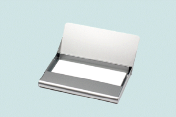 Picture of Business Card Case and Holder - Mattesilver