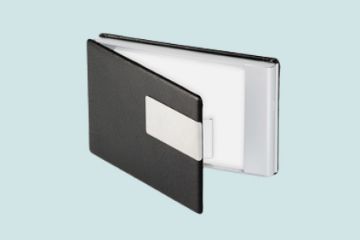 Picture of Business Card Case - black - silver