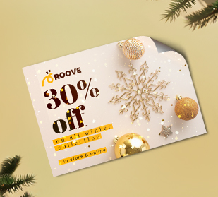 stack of custom flyers on table